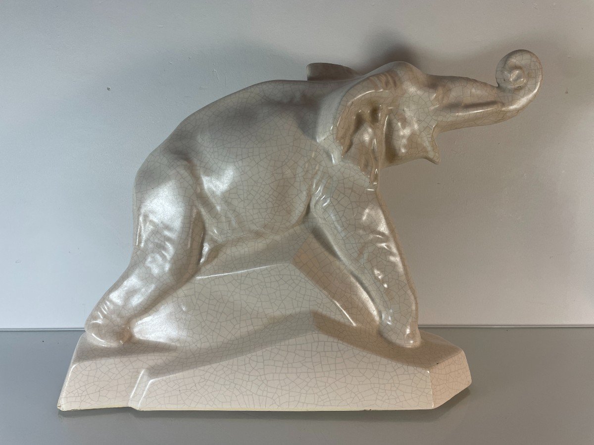 Saint Clement Ceramics - Elephant - Dolly - Art Deco-photo-4