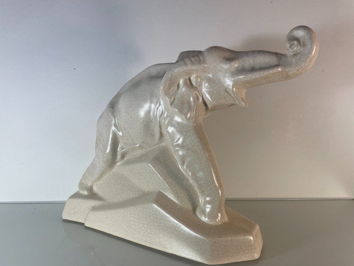 Saint Clement Ceramics - Elephant - Dolly - Art Deco-photo-5