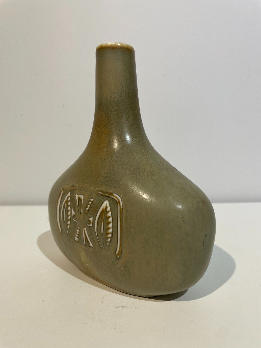 Gunnar Nylund (1904-1997) - Rorstrand - Suède - Vase Soliflore B-photo-2