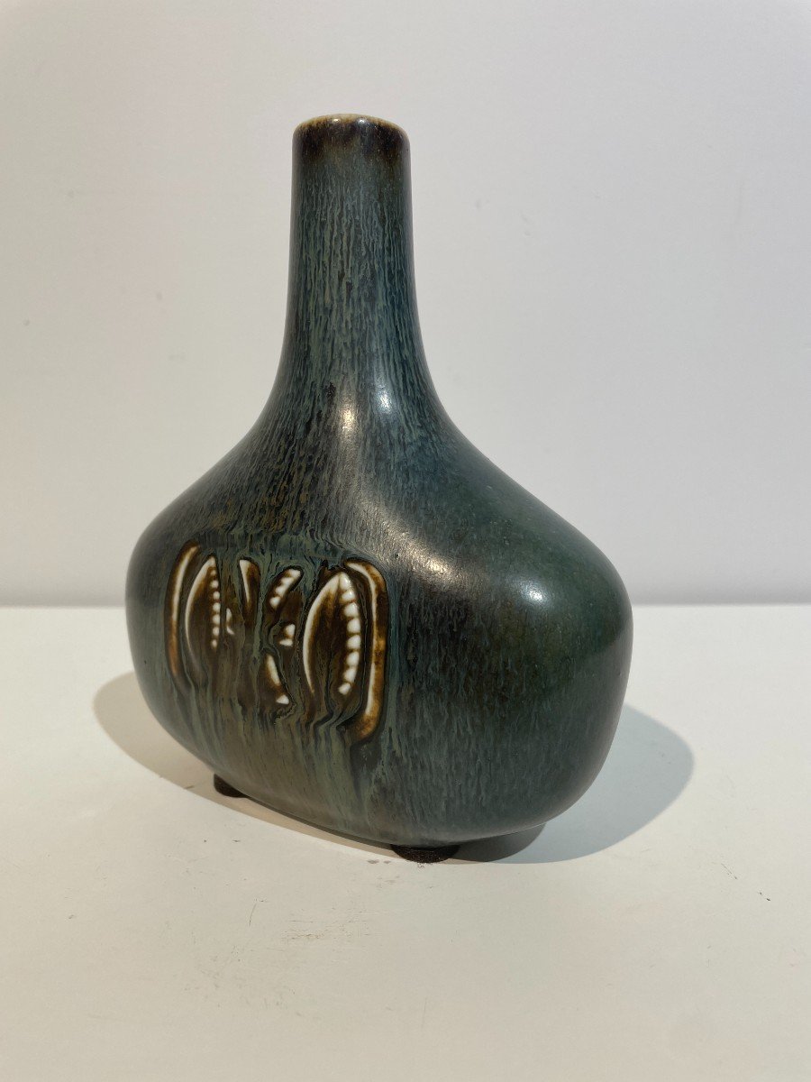 Gunnar Nylund (1904-1997) - Rorstrand - Suède - Vase Soliflore A-photo-2