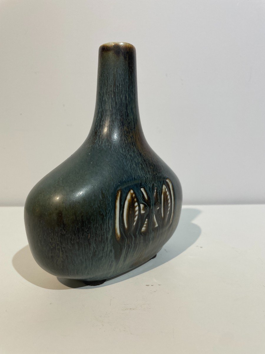 Gunnar Nylund (1904-1997) - Rorstrand - Suède - Vase Soliflore A-photo-3