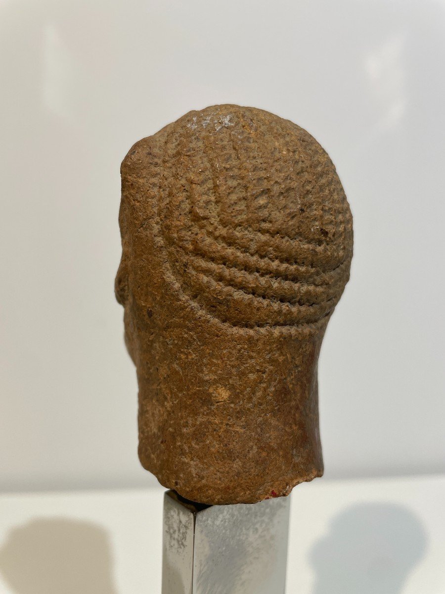 Small Terracotta Head - Africa - Djenné Culture - Mali - Niger -photo-6