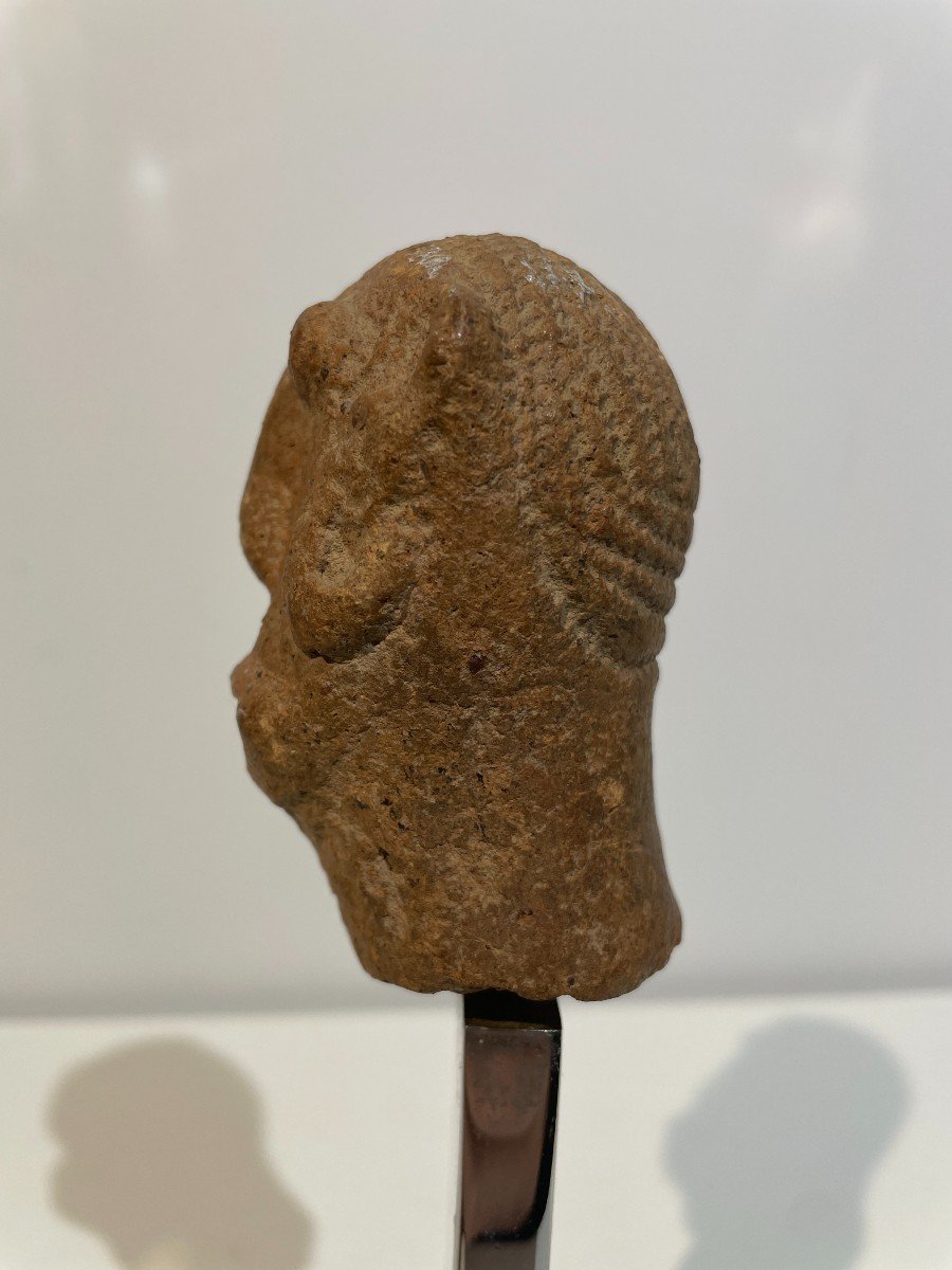 Small Terracotta Head - Africa - Djenné Culture - Mali - Niger -photo-8