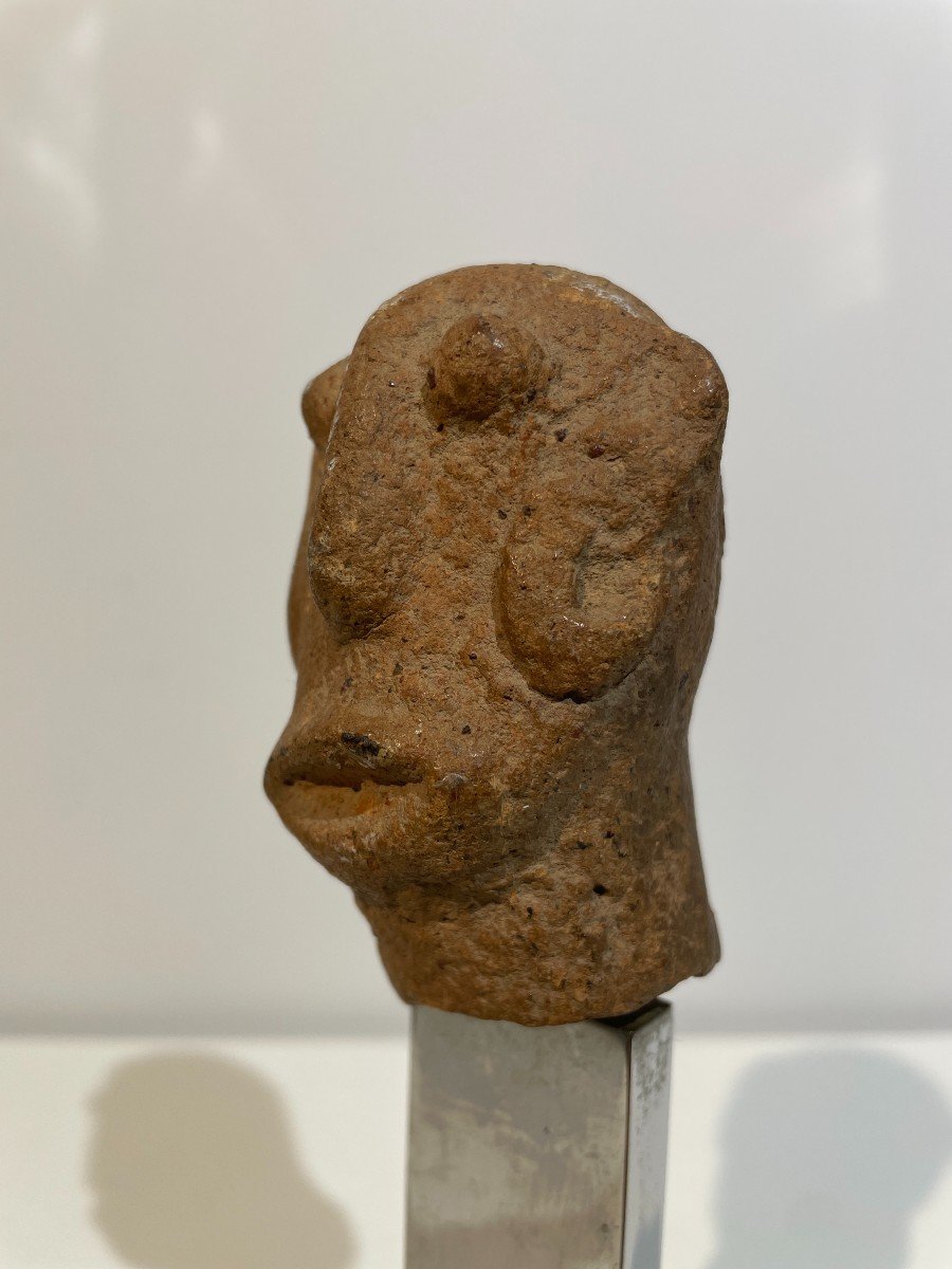 Small Terracotta Head - Africa - Djenné Culture - Mali - Niger 