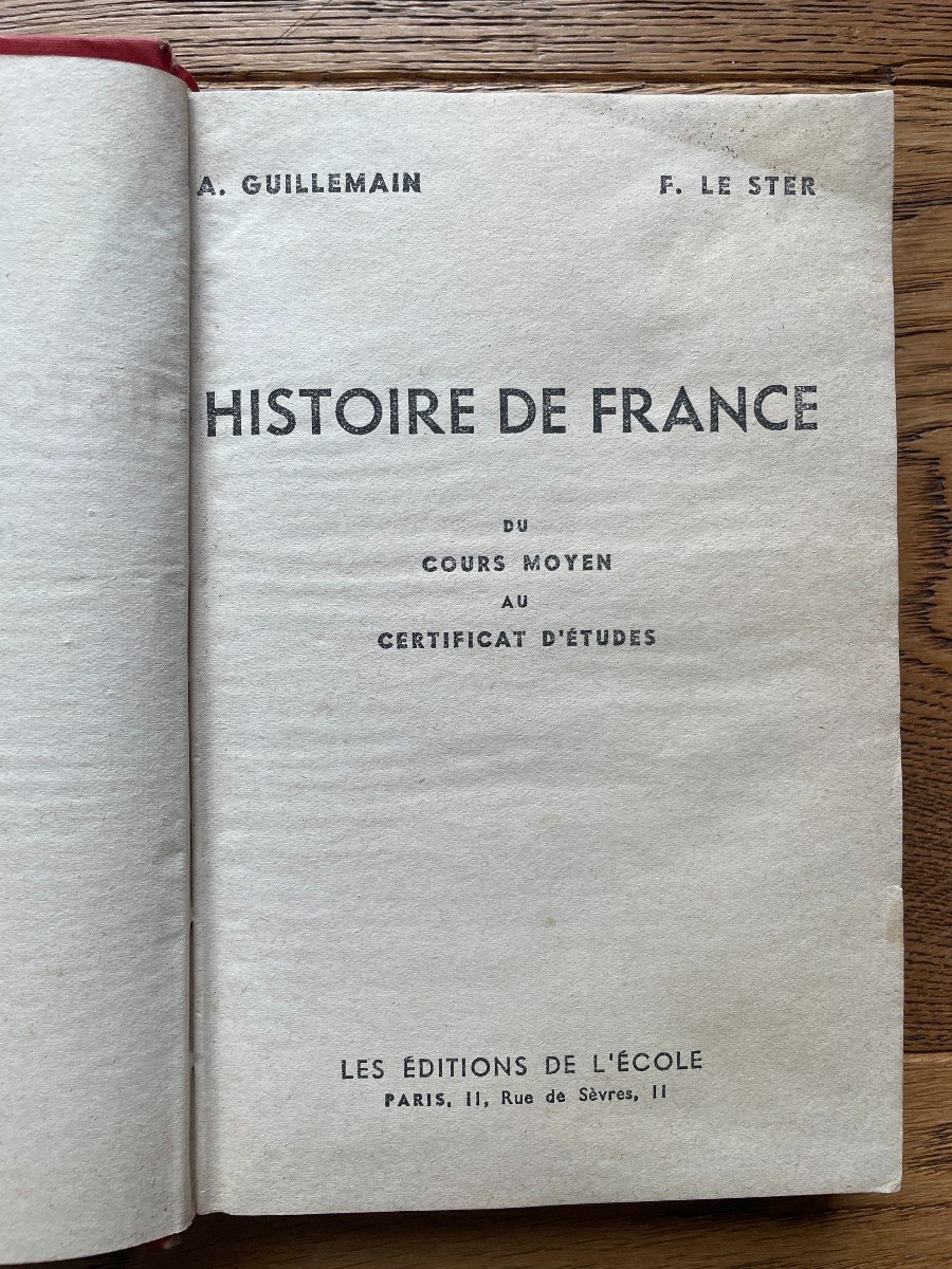 Robert Micheau-vernez (1907-1989) - Histoire De France-photo-1