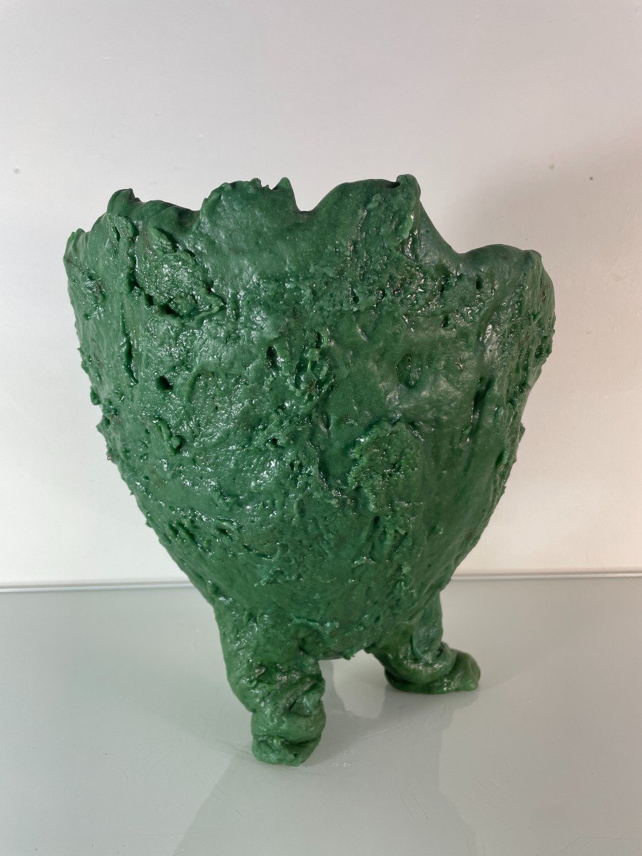 Gaetano Pesce (1939-2024) - Vase Lava Vert-photo-4