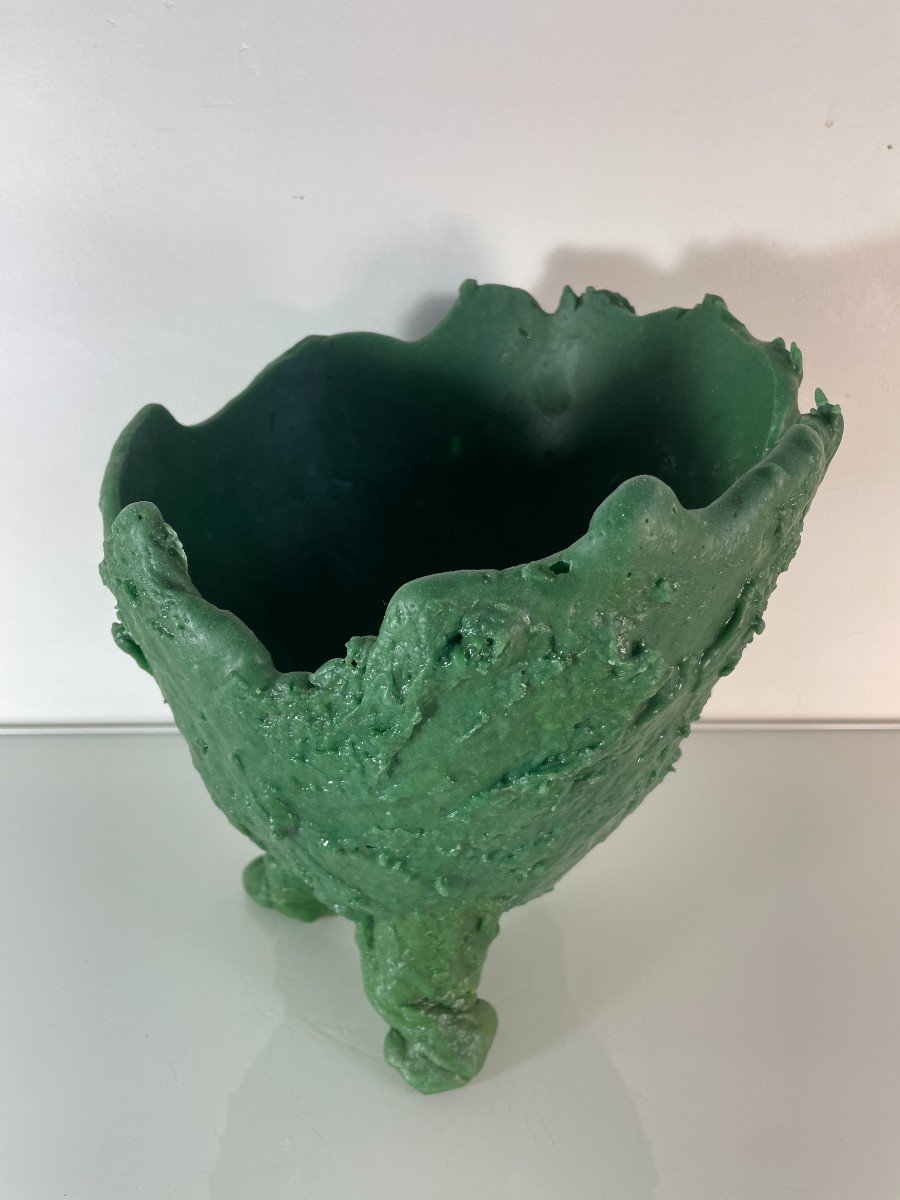 Gaetano Pesce (1939-2024) - Vase Lava Vert-photo-4