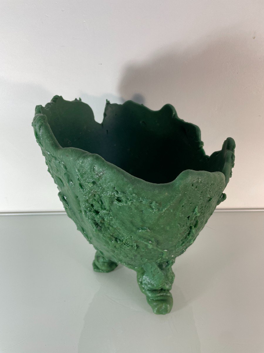 Gaetano Pesce (1939-2024) - Vase Lava Vert-photo-5