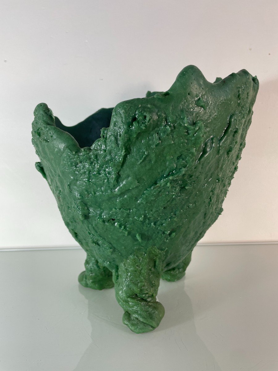 Gaetano Pesce (1939-2024) - Vase Lava Vert-photo-6