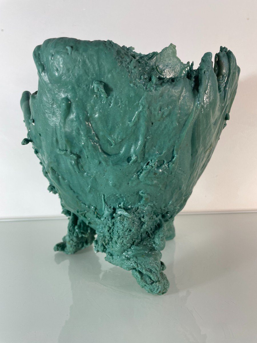 Gaetano Pesce (1939-2024) - Blue Lava Vase-photo-4