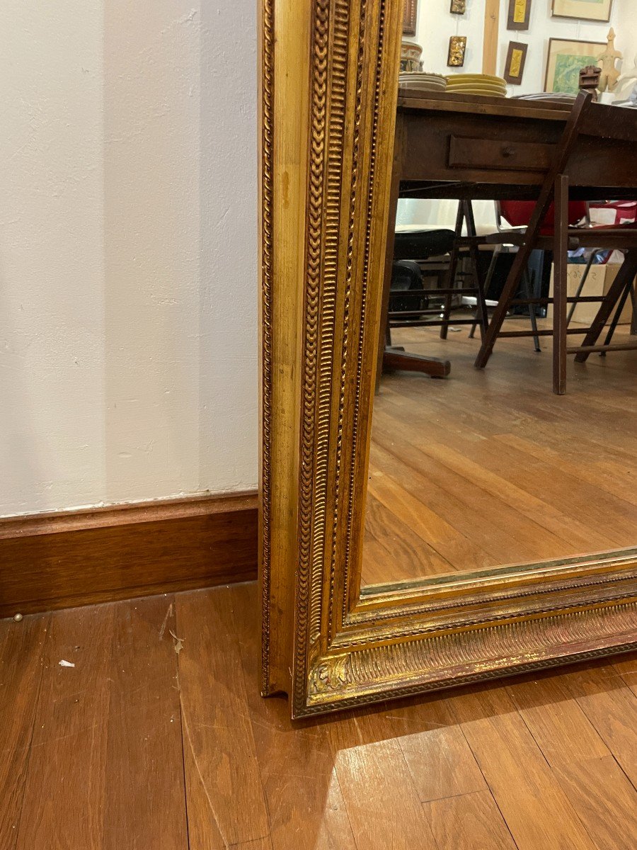 Large 19th Century Fireplace Mirror-photo-2