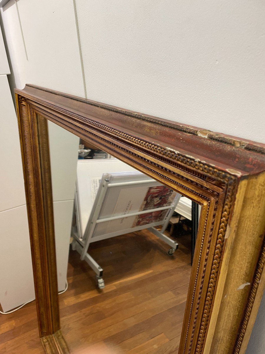 Large 19th Century Fireplace Mirror-photo-2