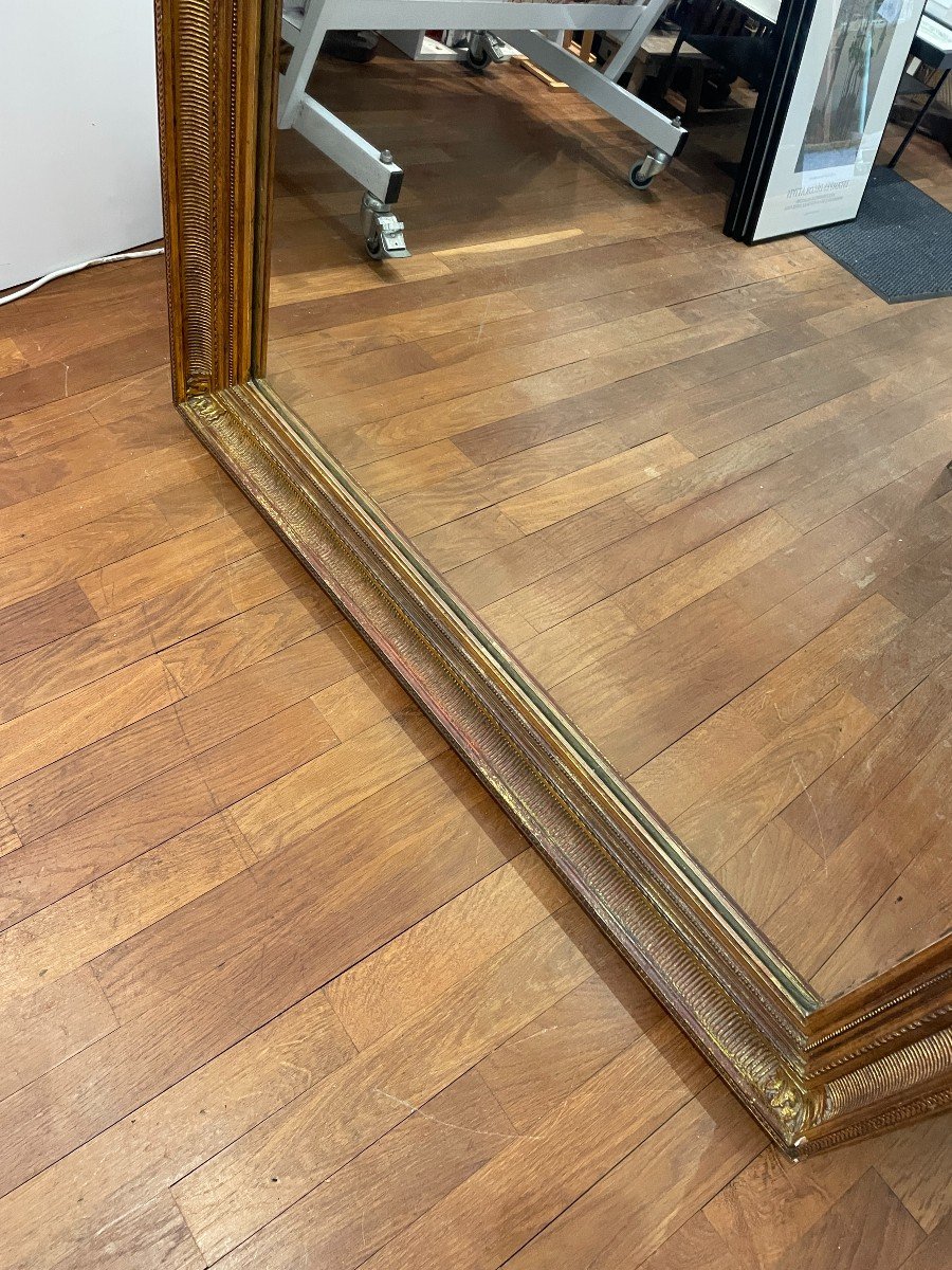 Large 19th Century Fireplace Mirror-photo-3