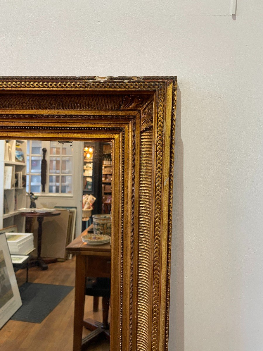 Large 19th Century Fireplace Mirror-photo-4