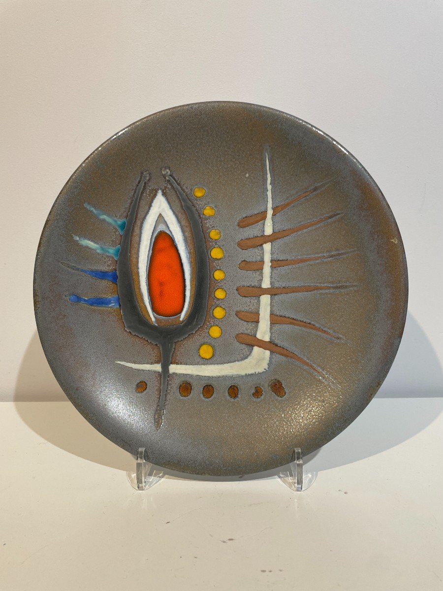 Guy Trévoux (1920-2011) - Assiette Abstraite