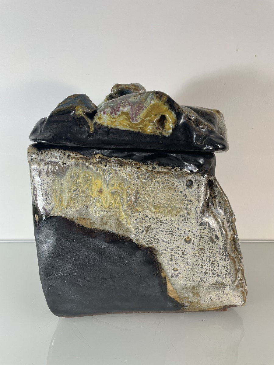 Edouardo Constantino (1943) - Stoneware Rock Box-photo-8