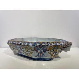 Large XIXth Planter - Earthenware From Rouen