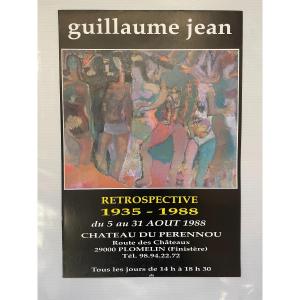 Guillaume Jean (1902-1988) - Affiche Rétrospective 1988