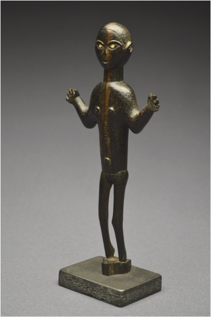 Tanzania, Nyamwezi People, Mid 20th Century, Ancient Protective Fetish With Shiny Patina-photo-4