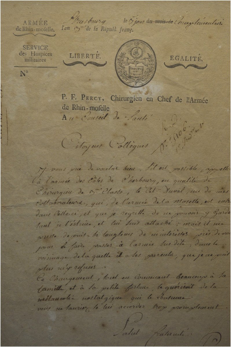 Proantic: French Revolution, End Of The 18th Century, Handwritten Lett