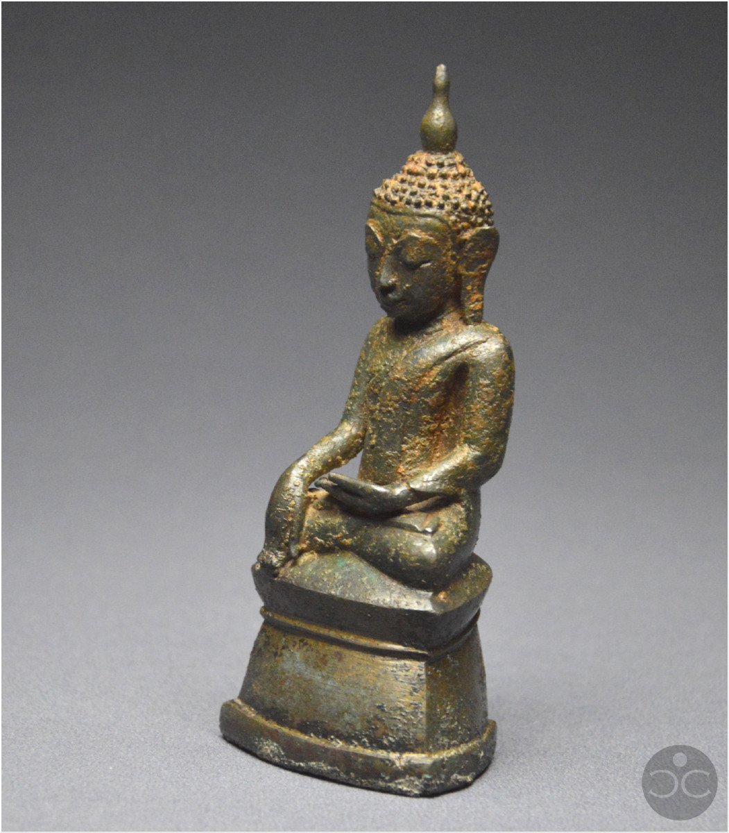 Birmanie, État Shan, XVIIIème siècle, Bouddha Maravijaya en bronze-photo-3