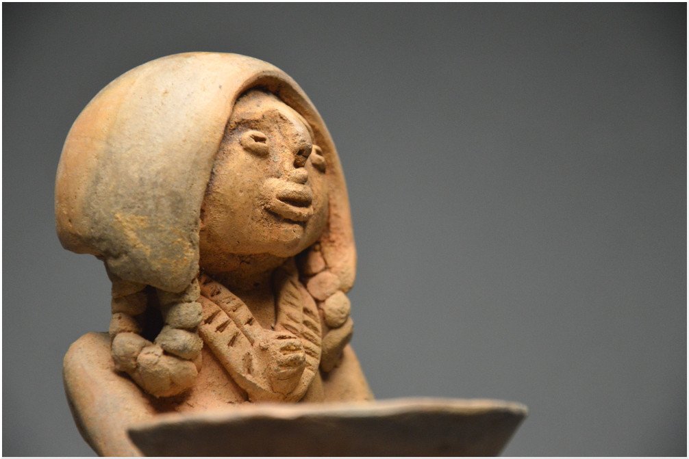 Colombia, Tayronas Culture, 800 - 1200 Ad. Large Representation Of A Ceramic Shaman-photo-6