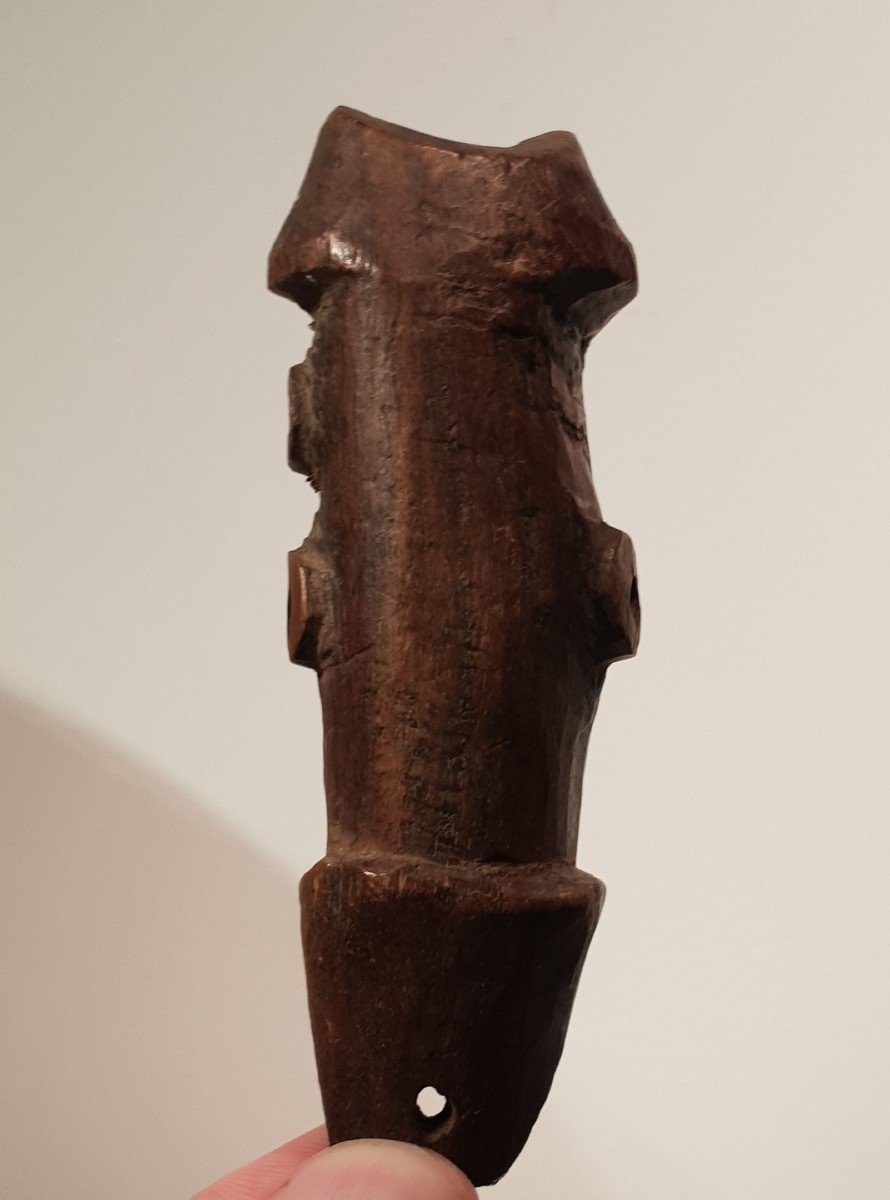 Lobi Wooden Whistle, Burkina Or Ivory Coast -photo-3