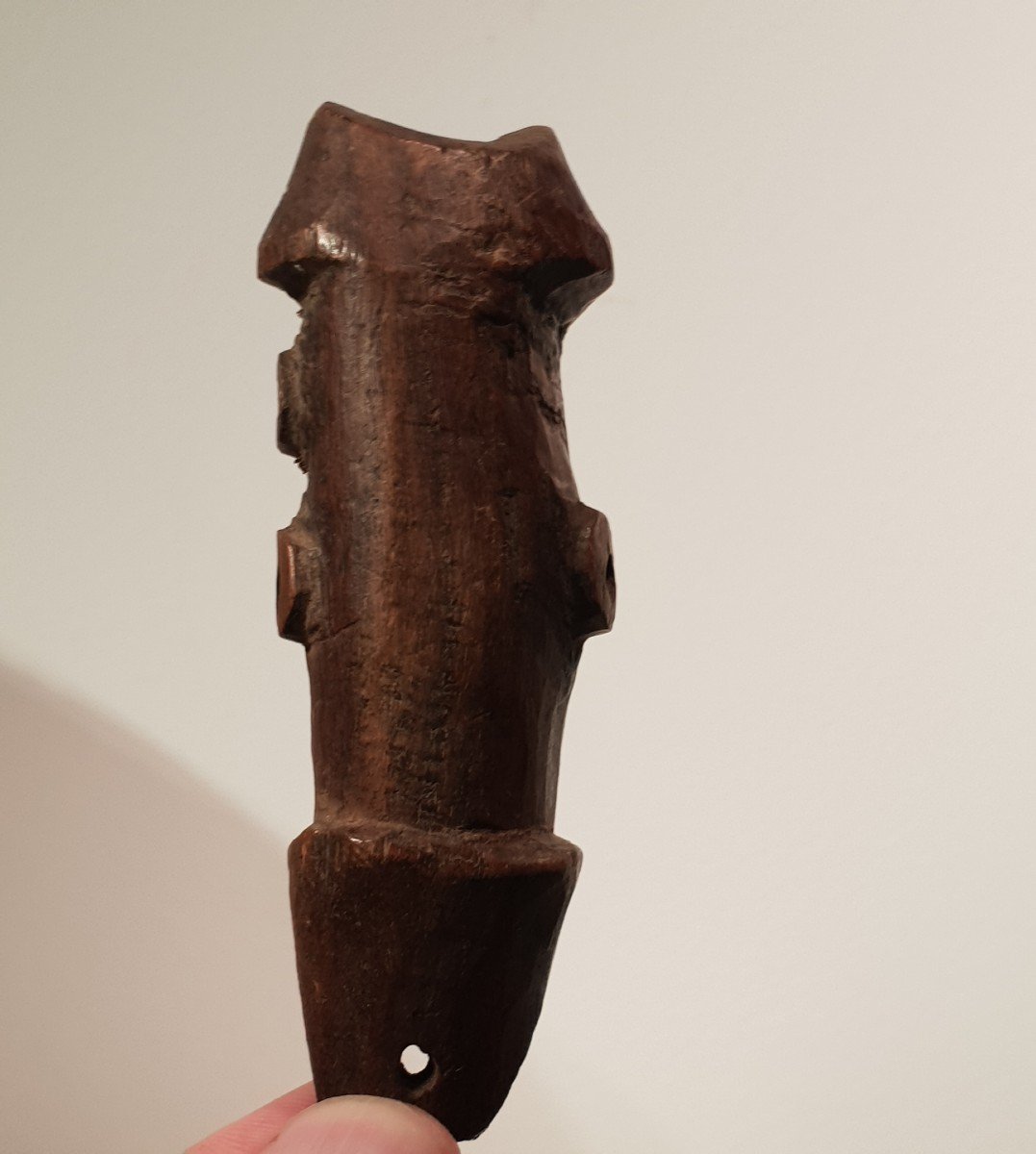 Lobi Wooden Whistle, Burkina Or Ivory Coast 