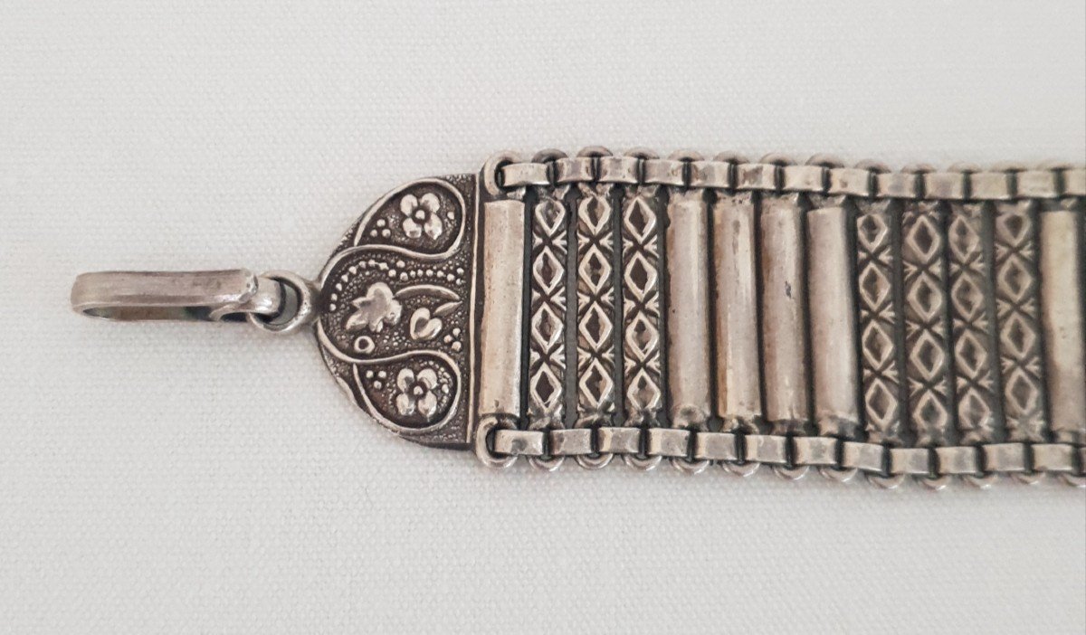 Silver Bracelet. India Mid 20th Century -photo-2