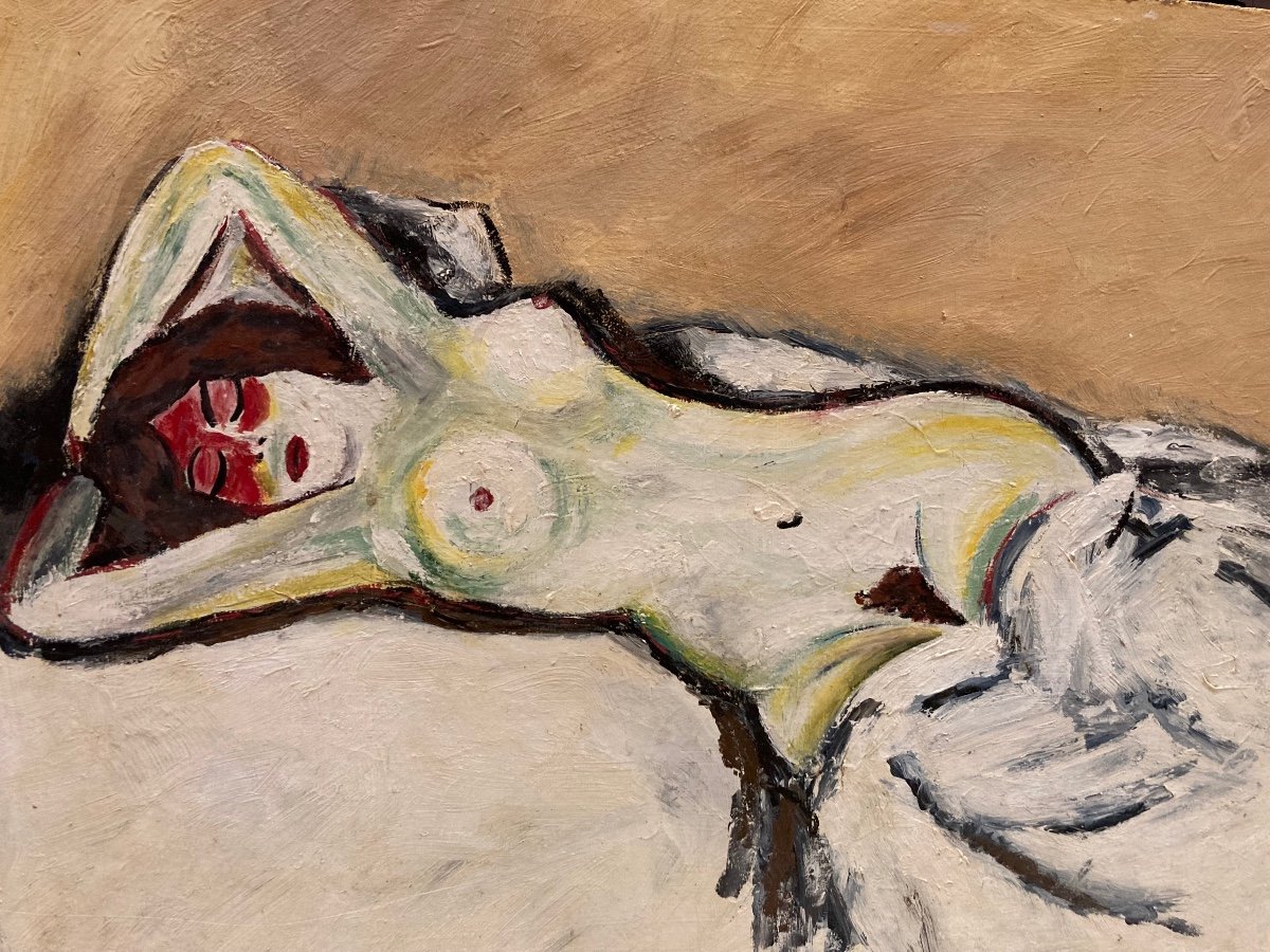 Nude Fauve Woman Odalisque - Van Dongen?