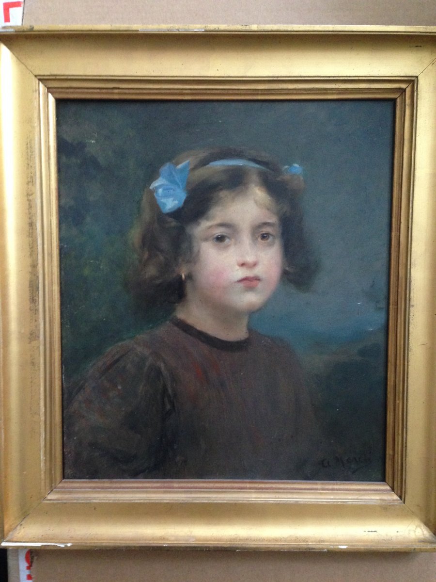 portrait jeune fille aux noeuds