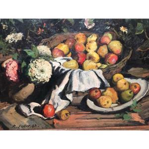 Grande Nature Morte Aux Fruits 1942 impressionniste