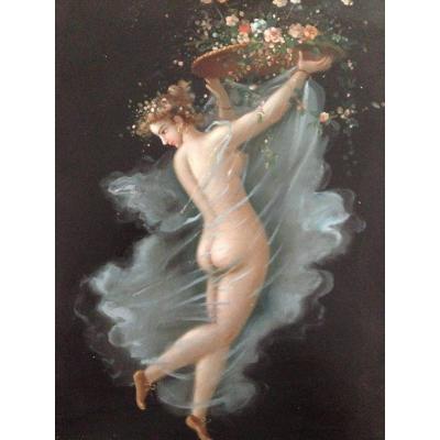 Bacchante à La Corbeille - Nu Féminin Antique