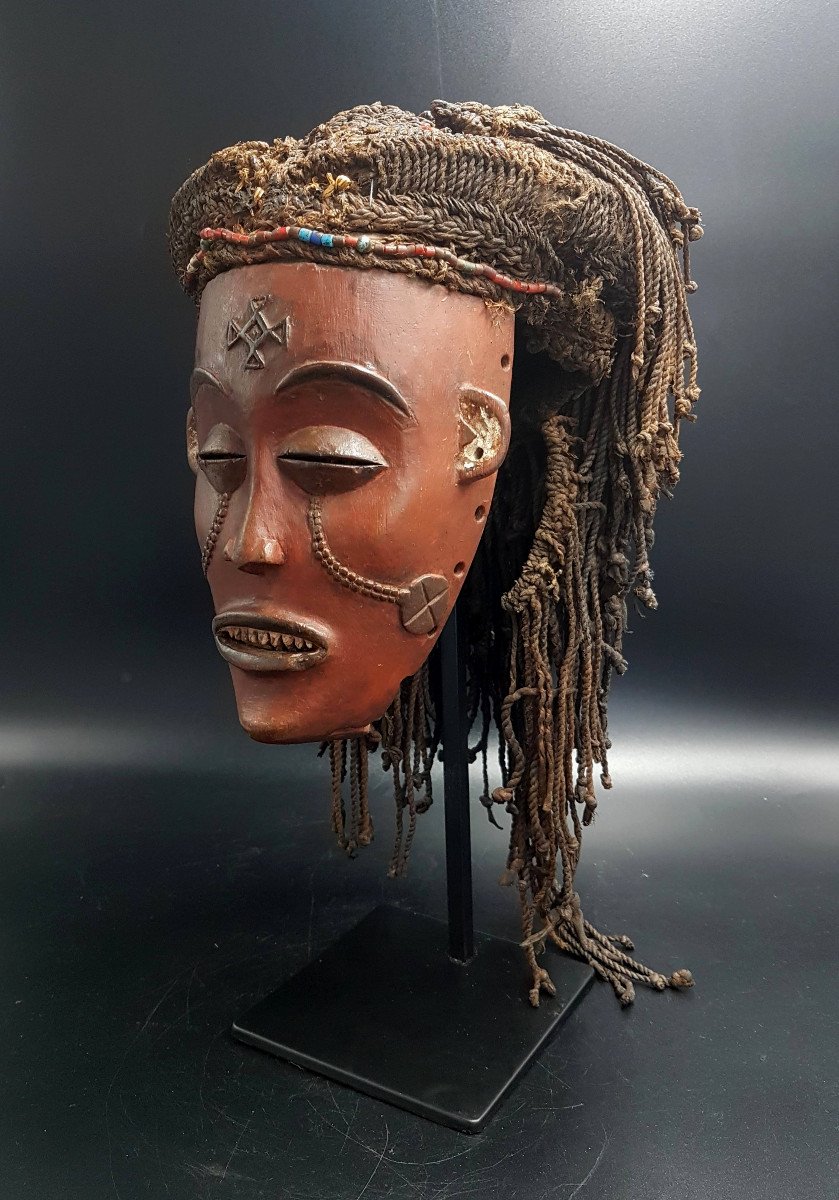 Masque  Mwana Pwo, Peuple Tckokwe / Chokwe, R.d.c.-photo-2