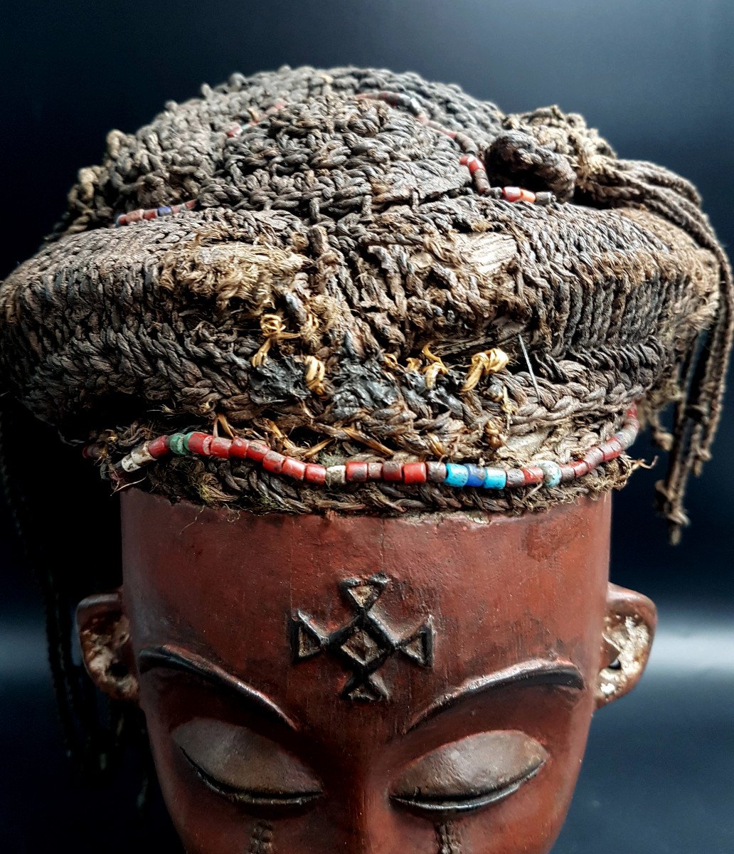 Masque  Mwana Pwo, Peuple Tckokwe / Chokwe, R.d.c.-photo-3