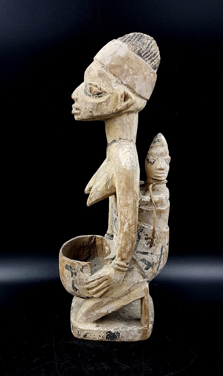 Cup Carrier, Yoruba, Benin Or Nigeria-photo-3