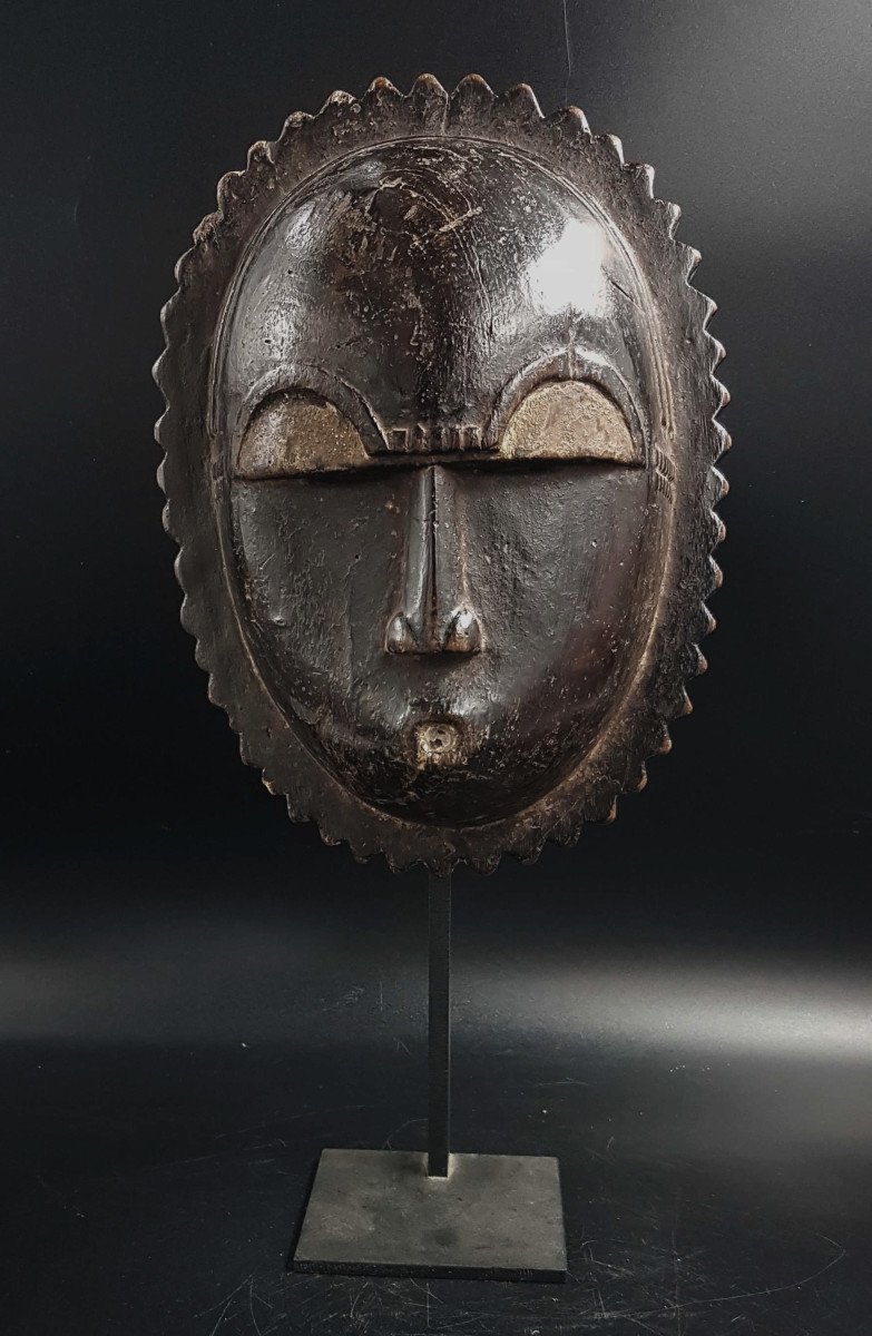 Masque Lune, Baoulé, Côte d'Ivoire