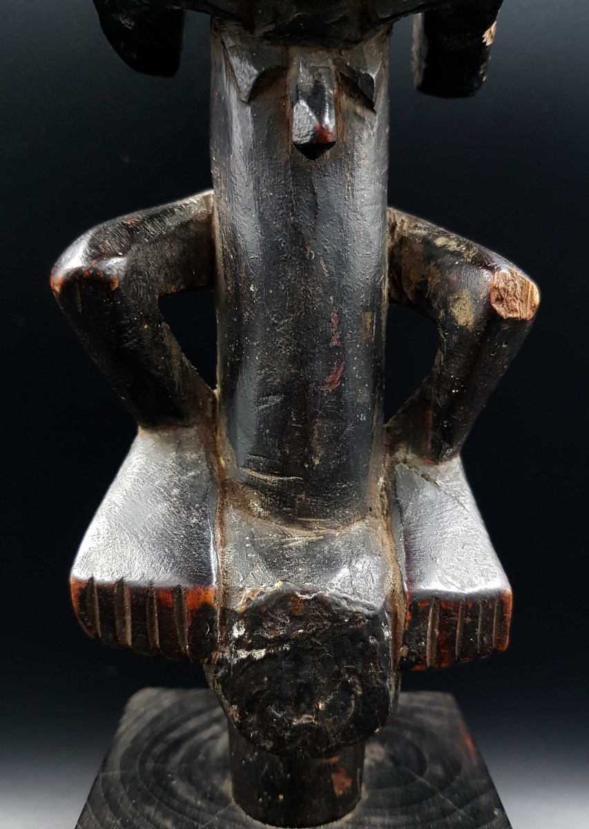 Fragment De Sceptre Ou De Canne, Peuple Songye, R.d.c.-photo-4