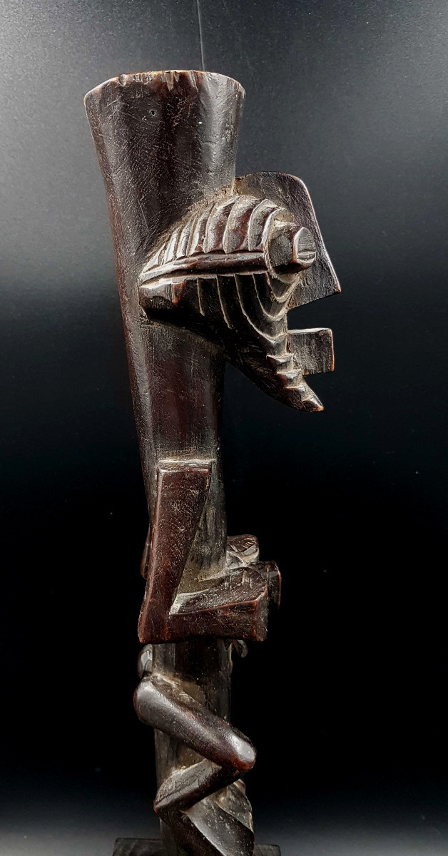 Fragment De Sceptre Ou De Canne, Peuple Songye, R.d.c.-photo-5