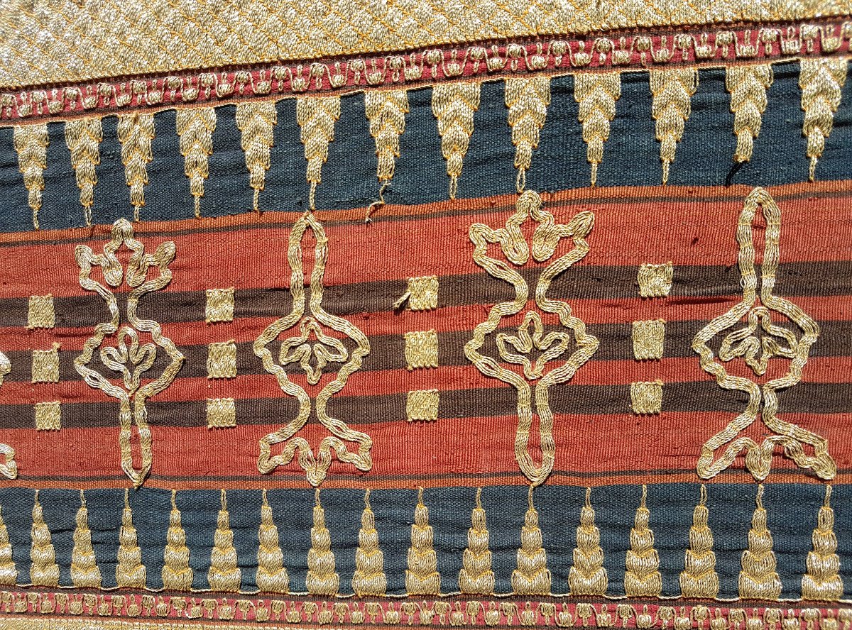 Ceremonial Sarong Rug, Late 19th Century, Early 20th Century, Sumatra, Indonesia-photo-2