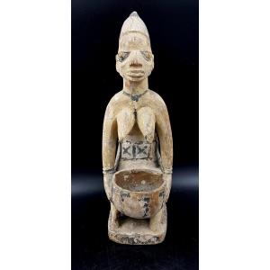 Cup Carrier, Yoruba, Benin Or Nigeria