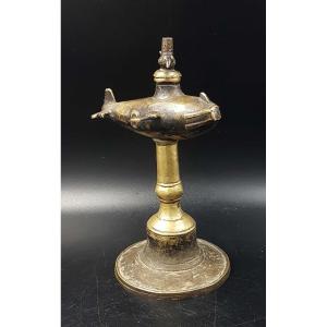 Airplane-shaped Oil Lamp, India