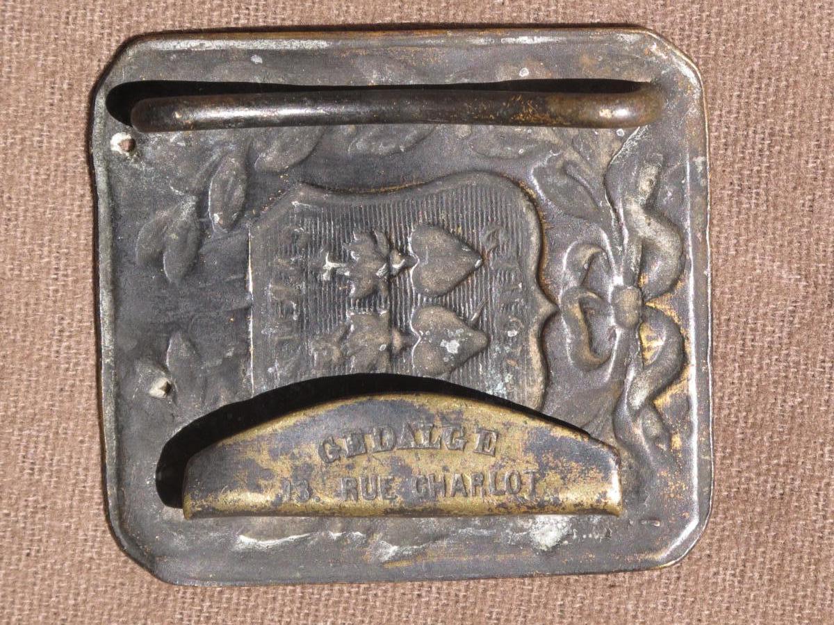 Plaque Buckle Belt Tray Belt Of Cahors Carmelites-photo-4