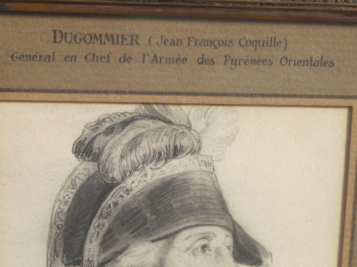 Drawing Of General Jean François Coquille Dugommier General Of Empire By Edouard Girardet-photo-5