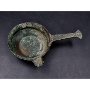 Patère Phiale Casserole En Bronze époque Romaine Vers Le Ive Siècle