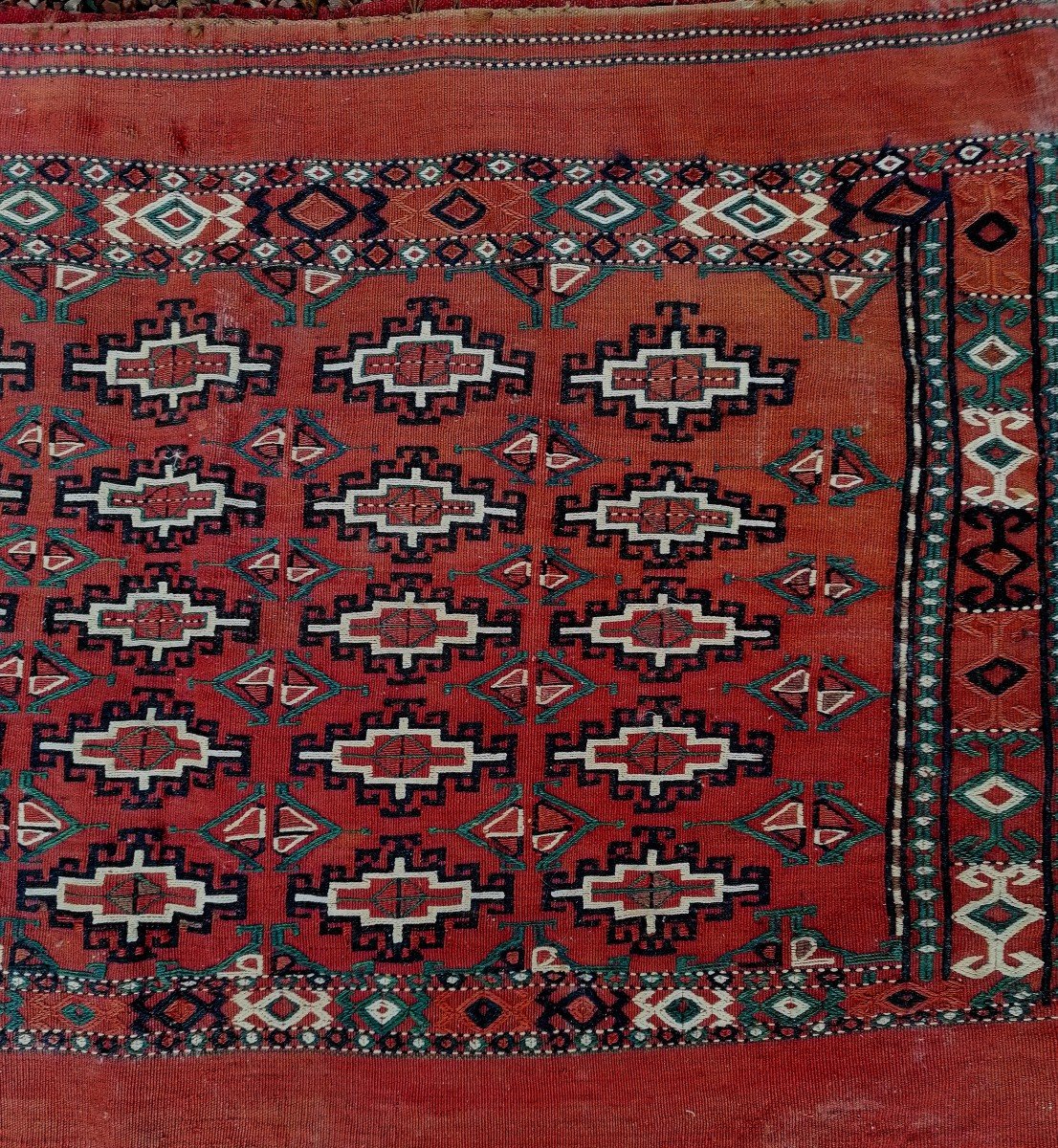 Saddle Cloth - Saddlebag - Central Asia - 19th Century --photo-2