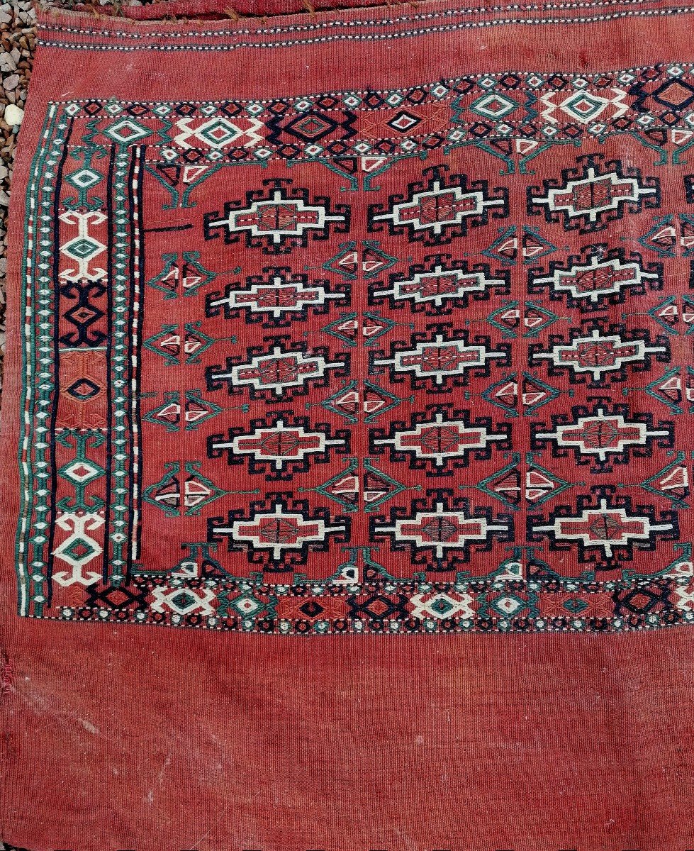 Saddle Cloth - Saddlebag - Central Asia - 19th Century --photo-4