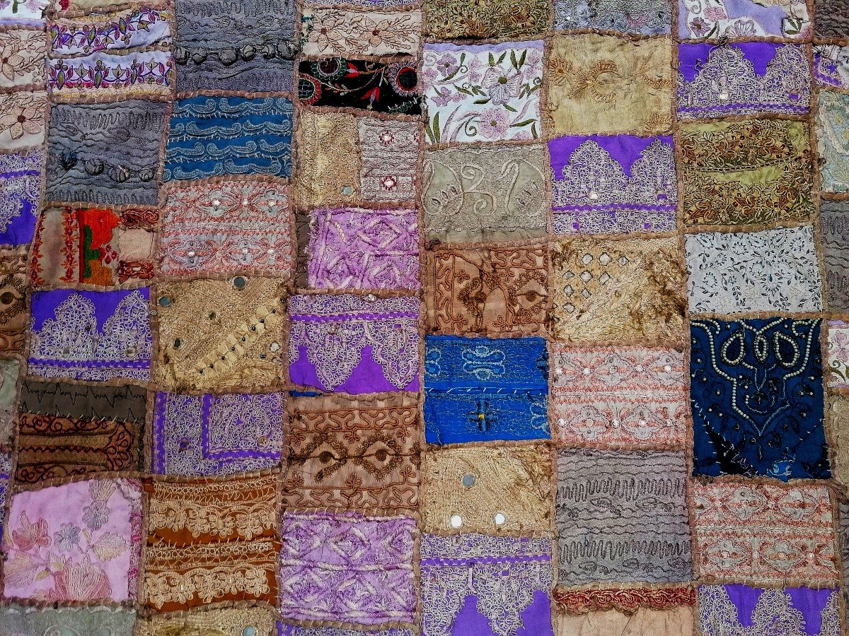 Patchwork -Tissu - Inde - Début XXème - 