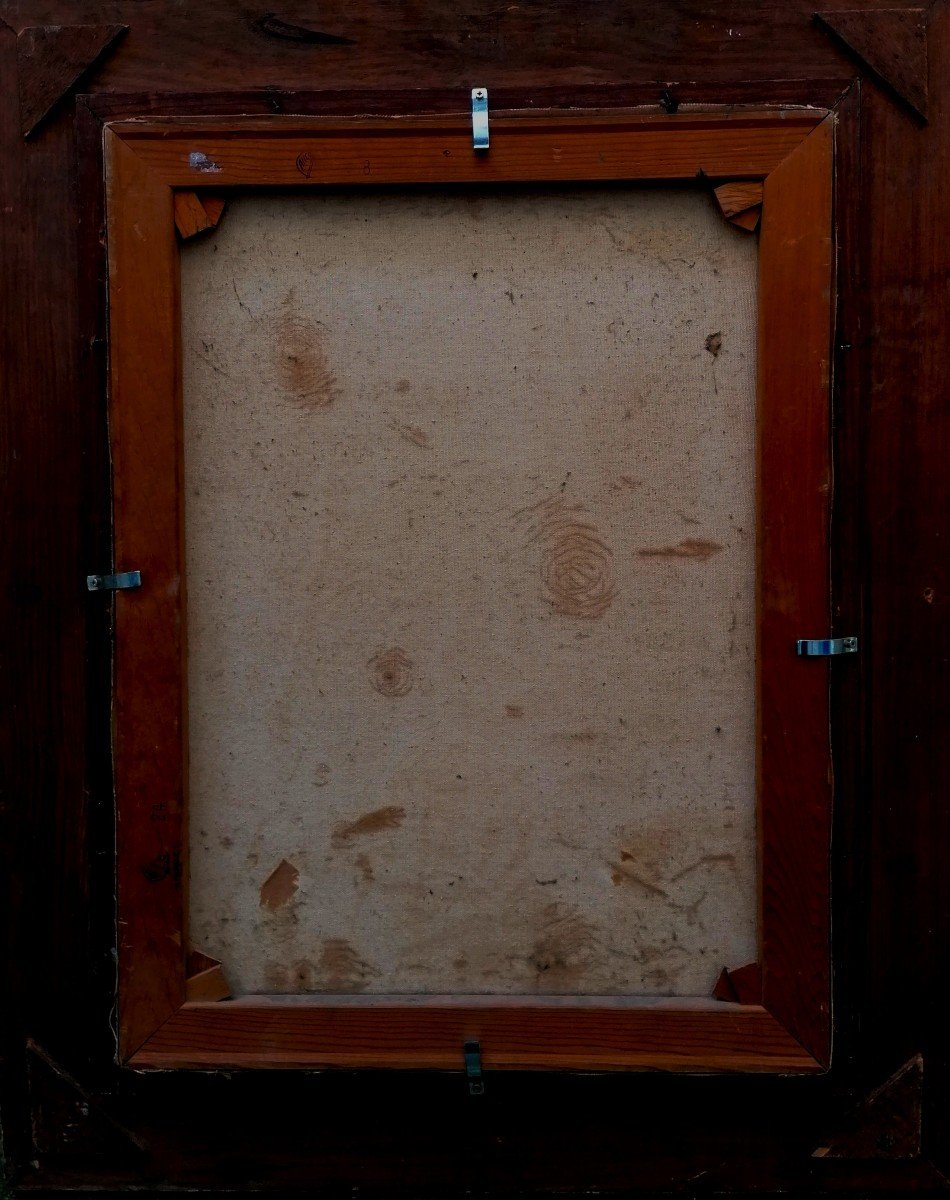 Salpi Miriam Mavian - Ecole Americaine - Post Impressionniste - Femme a la Toilette - Hst - XXe-photo-1