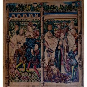 Aquarelle - D Apres Rogier Van Der Weyden - Bruxelles - Bern - Herkenbald - Tapisserie -